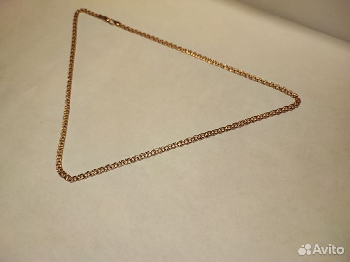 Золотая цепь 585 новая, 50см, 7.17гр