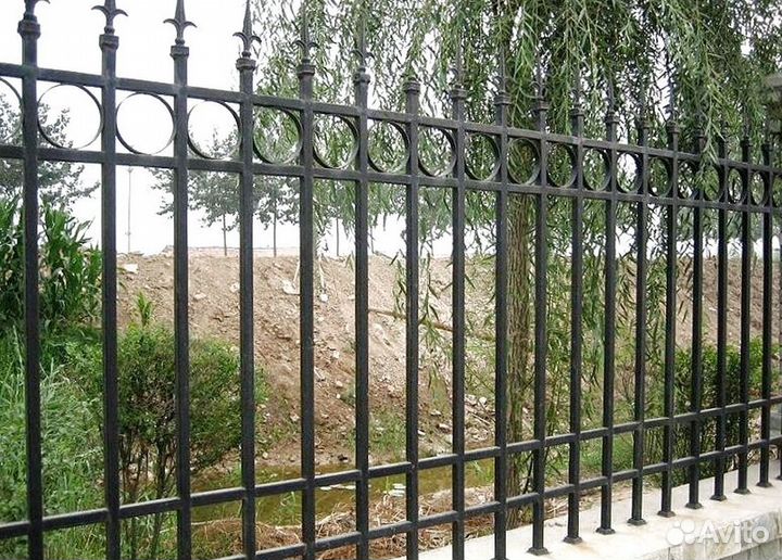 Заборы металлические Модель № 1202