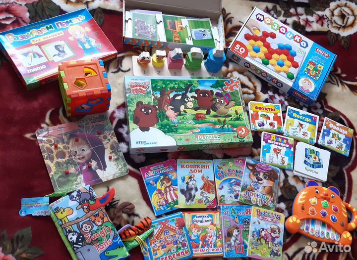 Развивающие игрушки пакетом
