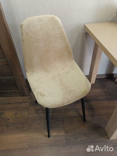 Велюровые чехлы для стульев на резинке