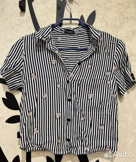 Рубашки блузки топы футболки 8 шт. пакетом