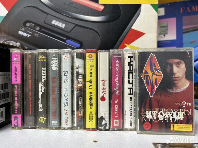 Аудиокассеты рок рэп набором