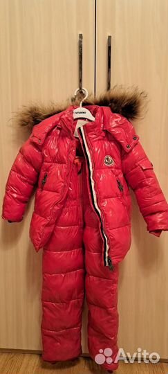 Moncler зимний комбинезон 92-98 размер