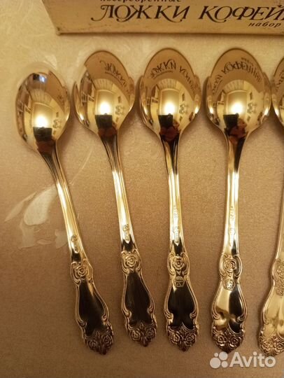 Мельхиоровые ложки Серебряная Роза Кольчугино СССР