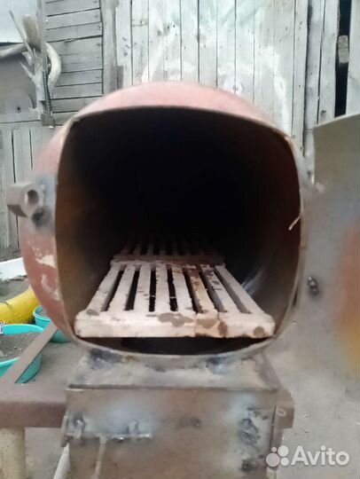 Печка буржуйка в гараж