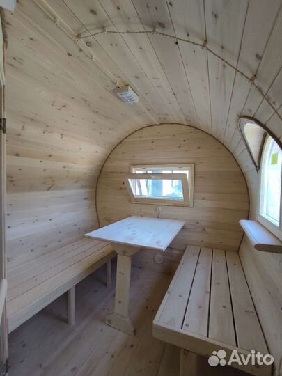 Бaня-бoчкa Xoббит