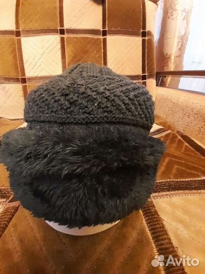 Импортный вязанный набор с бархатным подкладом