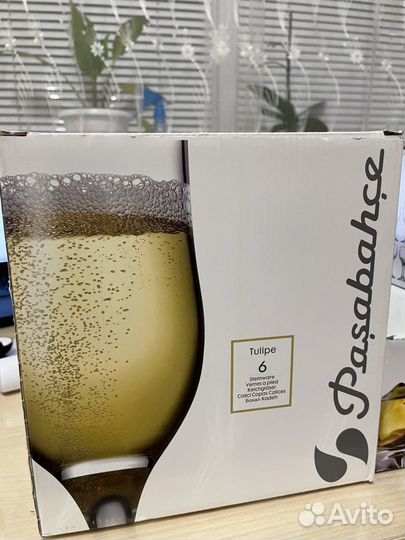 Бокалы новые шампанское, рюмки, стаканы, 6 - 18 шт