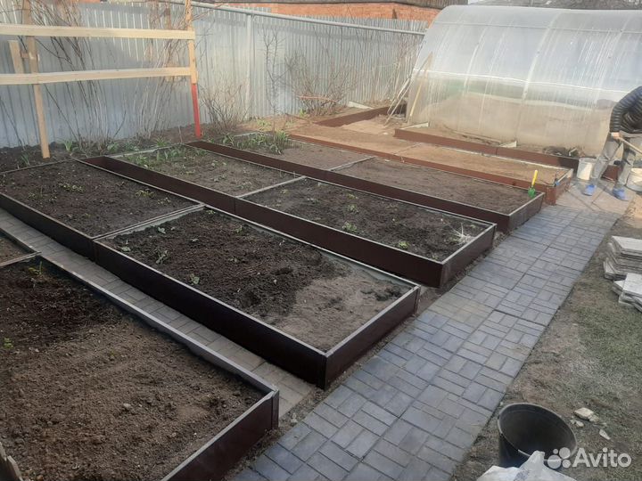 Грядки металлические