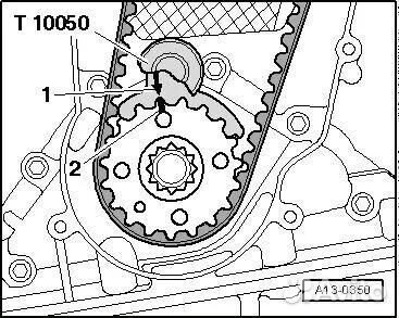 Фиксатор коленвала VAG T10050