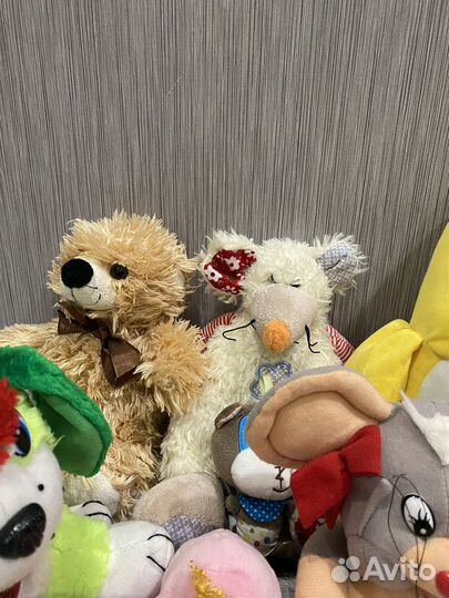 Мягкие игрушки пакетом цена за все