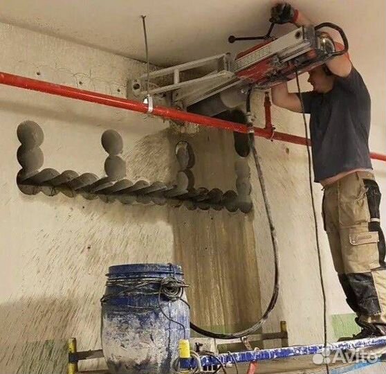 Алмазные бурение отверстий