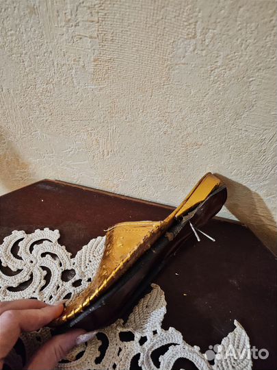 Игольница винтажная тапочек олимпийские игры