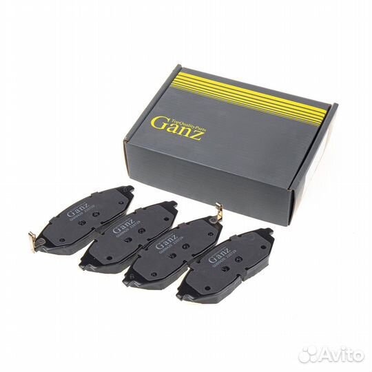 Колодки передние chevrolet Spark 10- ganz GIJ09420