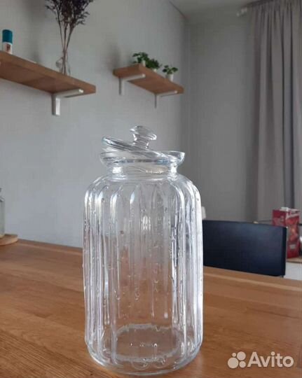 Банки для сыпучих продуктов стекло