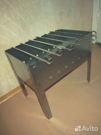 Мангал разборный с шампурами