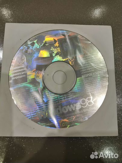 Оригинальные диск Windows 98SE и Vista