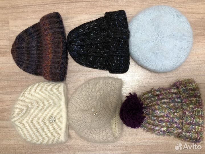 Шапка зимняя женская вязанная