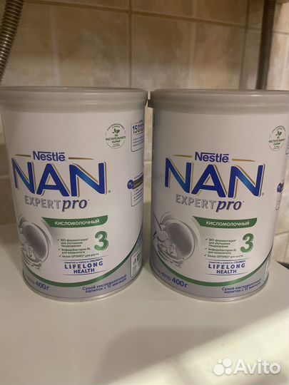 Детская смесь нан 3 кисломолочная