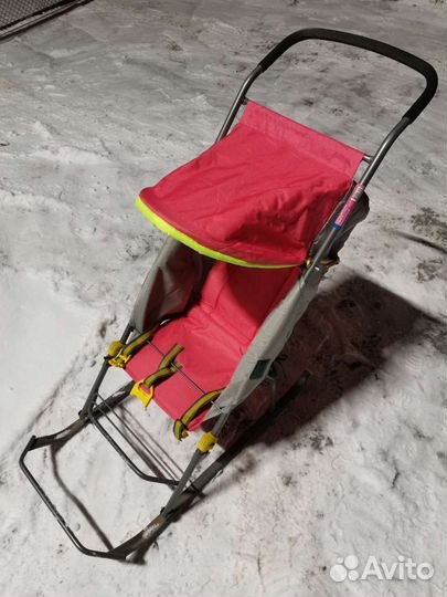 Коляска санки