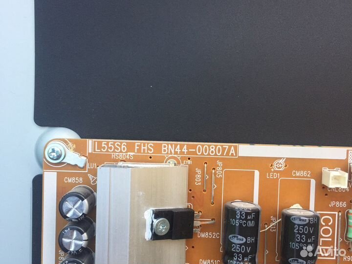 Запчасти для ЖК тв Samsung ue55mu6100