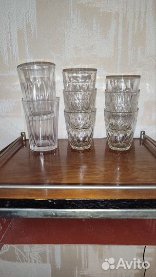 Стаканы гранëные СССР