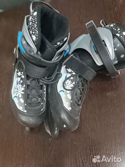 Коньки раздвижные Action размер 34-37