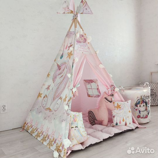 Вигвам детский, Палатка, шатер домик, новый