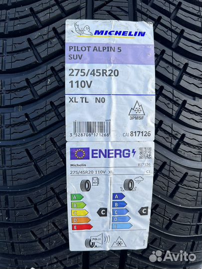 Michelin Pilot Alpin 5 SUV 275/45 R20 и 305/40 R20 112V