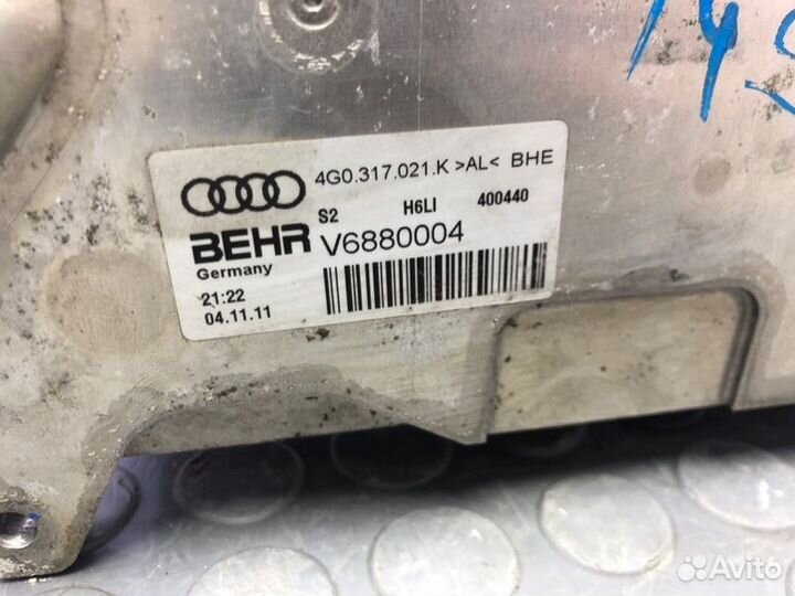 Масляный радиатор Audi A6 C7 cgwd 2012