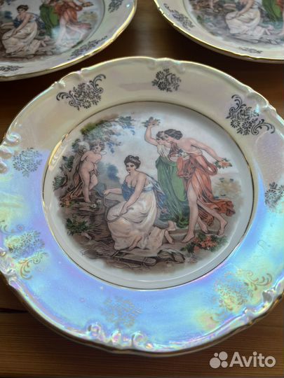 Тарелки из сервиза Kahla Мадонна GDR