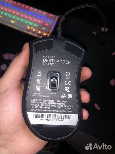 Игровая мышь razer deathadder V2