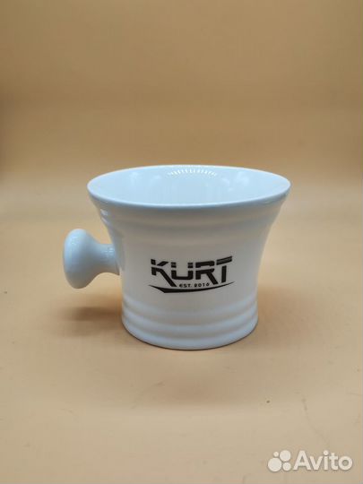 Керамические чаши для бритья Kurt 40002 с ручкой