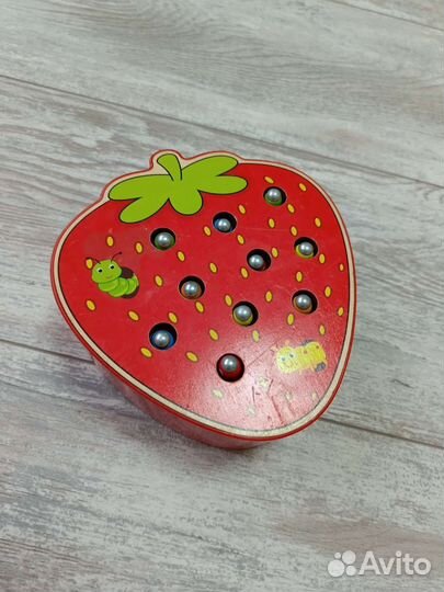 Развивающие деревянные игрушки для малышей+пазлы