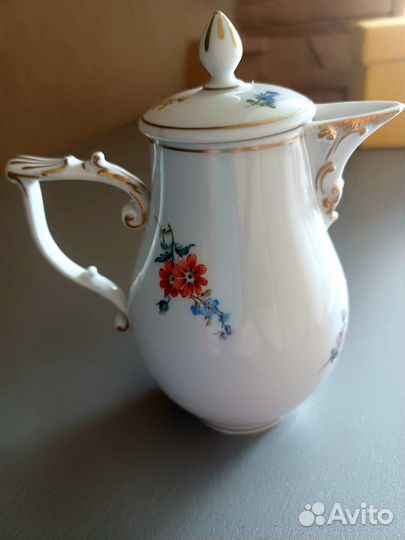 Молочник, роспись, фарфор, Meissen