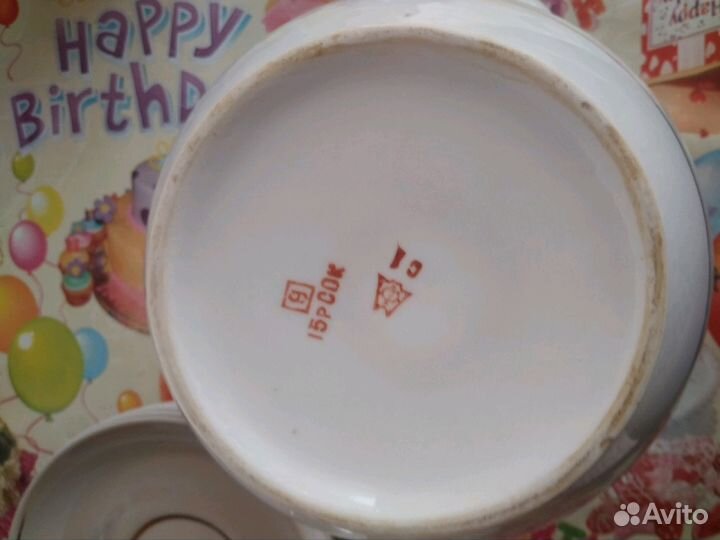 Сервиз перламутровый чайный