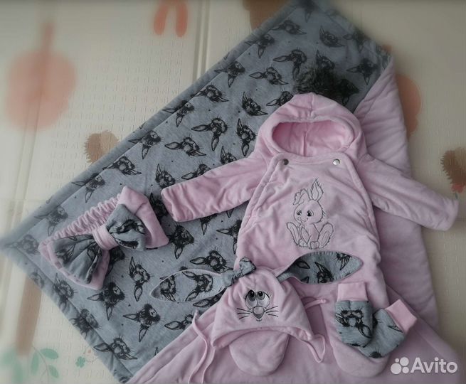 Конверт на выписку для девочки