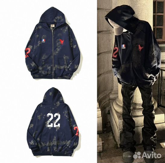 Зип худи Polo archive y2k