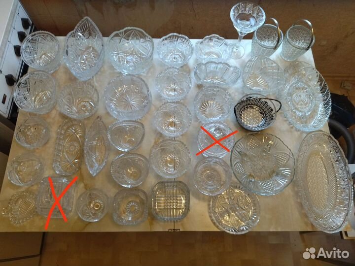 Хрусталь в ассортименте