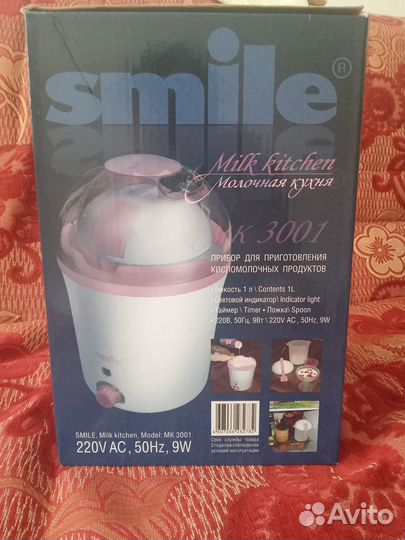 Новая йогуртница Smile MK 3001