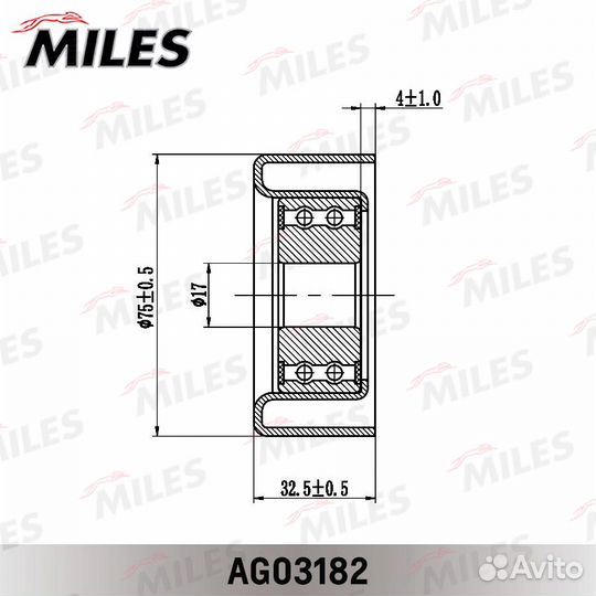 Ролик ремня приводного toyota land cruiser 90/120/150 3.0D