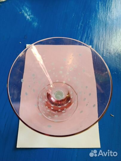 Рюмка СССР марганцевые стекло