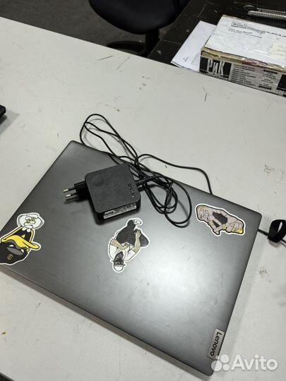 Ноутбук Lenovo 82nb Серый