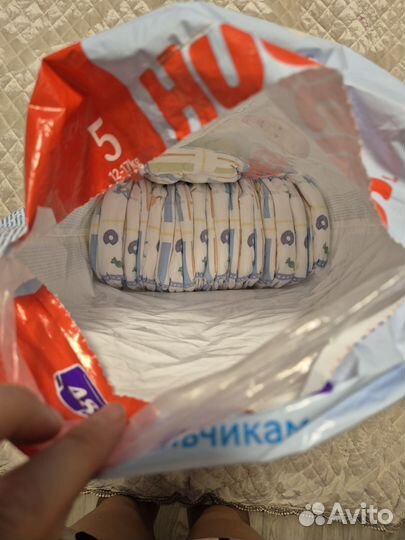 Подгузники трусики huggies 5 для мальчиков остатки