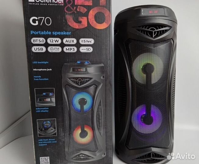 Колонка беспроводная bluetooth defender новая