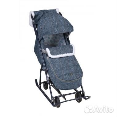 Санки коляски Нд 6 Джинс Мех бампер Хит 2020г