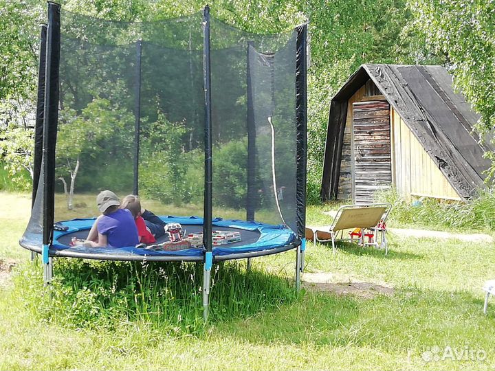 Батут с сеткой
