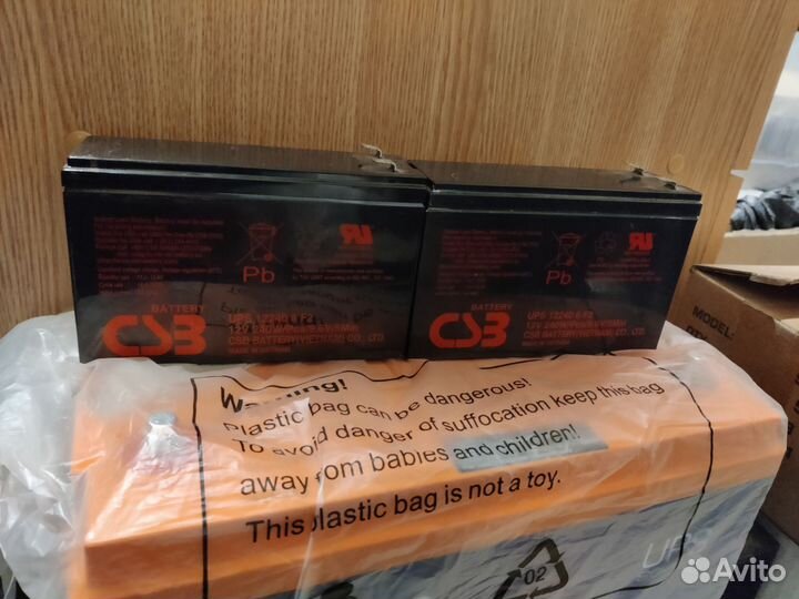 Аккумулятор CSB UPS 12240 6 F2 12V / 5A