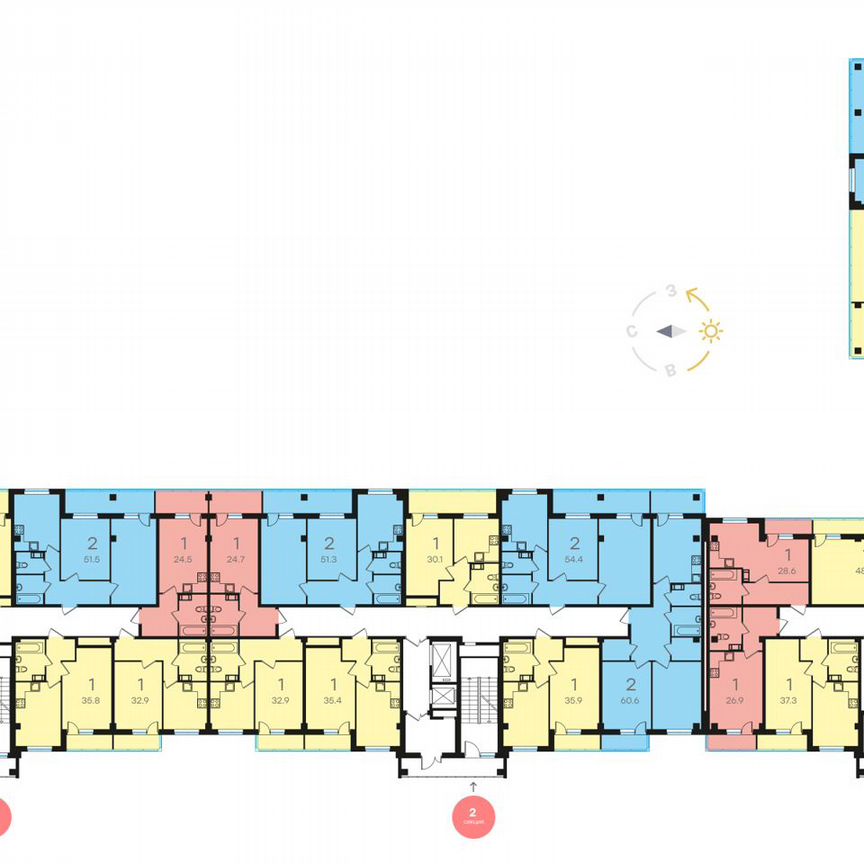 Квартира-студия, 31,4 м², 2/15 эт.