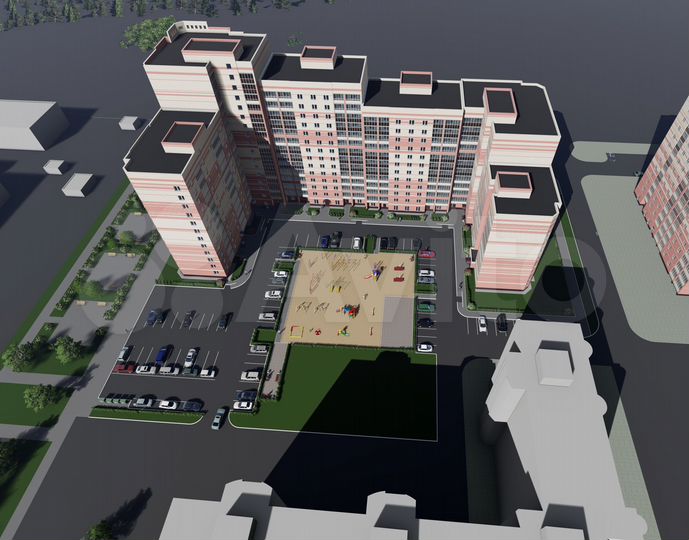 2-к. квартира, 78,4 м², 2/14 эт.